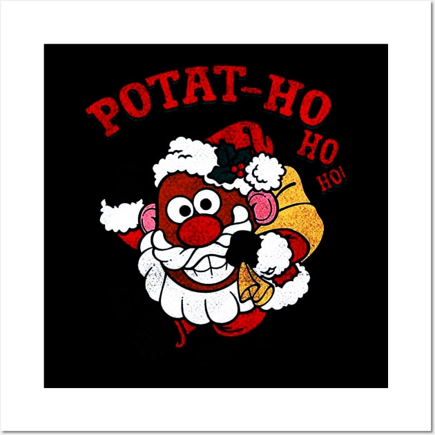 Mr Potato Head Santa Wall Art by mariebellamanda